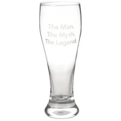 Hallmark Man, Myth, Legend Pilsner Glass