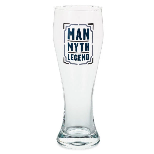 Hallmark Man, Myth, Legend Pilsner Glass, 19.27 Oz. 3 Hallmark Man, Myth, Legend Pilsner Glass, 19.27 Oz.