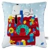 Hallmark Peanuts® Snoopy's Doghouse Holiday Throw Pillow, 16x16 -Artisan Décor Shop 0001XKT2469