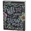 Sloth Box Sign Love You Slow Much -Artisan Décor Shop 105202