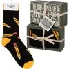 Box Sign & Pencil Socks Set The Influence Of A Great Teacher Can Never Be Erased -Artisan Décor Shop 109721