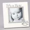 It's A Boy Frame With Rocking Horse Holds 4x4 Photo