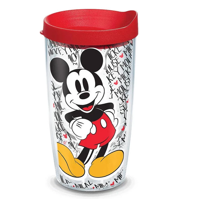 Tervis Disney Mickey With Name Pattern Tumbler 16 Oz. 3 Tervis Disney Mickey With Name Pattern Tumbler 16 Oz.