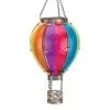 Hot Air Balloon Solar Lantern Rainbow Small 15"