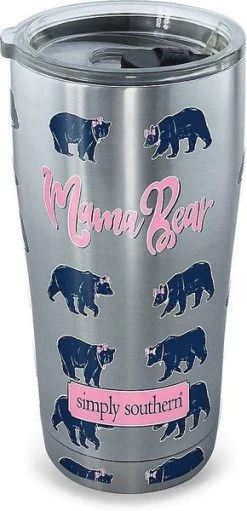Mama Bear Stainless Steel With Hammer Lid 20 Oz Tervis Tumbler
