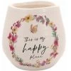 Meadows Of Joy Butterfly Floral 8 Oz. Soy Wax Candle This Is My Happy Place With Tranquility Scent -Artisan Décor Shop 13226 ca8e34e3 1f8f 4667 bc1e 4b675511300d