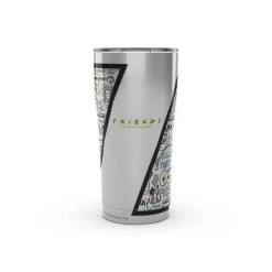 Tervis Friends The Television Series All Over Pattern 20 Oz. Stainless Steel Insulated Tumbler With Slider Lid