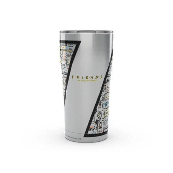 Tervis Friends The Television Series All Over Pattern 20 Oz. Stainless Steel Insulated Tumbler With Slider Lid 3 Tervis Friends The Television Series All Over Pattern 20 Oz. Stainless Steel Insulated Tumbler With Slider Lid