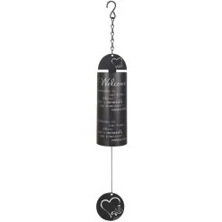 22" Cyclone Wind Chime Welcome To Our Home Where Today’s Moments Are Tomorrow’s Memories
