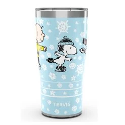 Christmas Peanuts™ Snoopy And Friends Skating 20 Oz Stainless Steel Tervis Tumbler Cup With Slider Lid