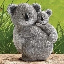 8.5" Koala And Baby Pudgy Pal Garden Statue