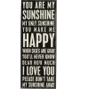 Wood Sign - You Are My Sunshine 2 Wood Sign - You Are My Sunshine -Artisan Décor Shop 17420