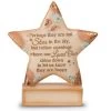 Stars In The Sky Sympathy Standing Star Shaped Plaque 4.5" -Artisan Décor Shop 19055