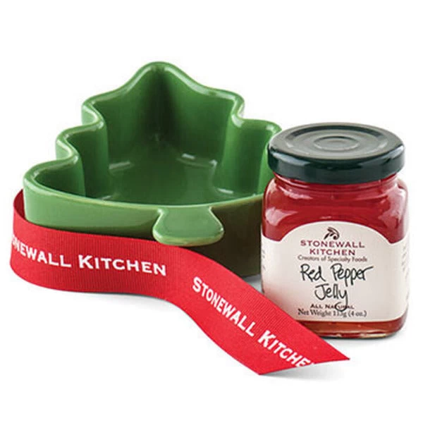 Red Pepper Jelly Tree Ramekin Gift Set - Seasonal 3 Red Pepper Jelly Tree Ramekin Gift Set - Seasonal