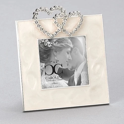 Double Hearts Mini Frame Holds 2x2 Photo 3 Double Hearts Mini Frame Holds 2x2 Photo