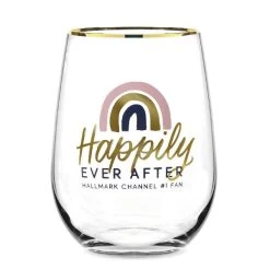 Hallmark Channel Happily Ever After Stemless Wine Glass, 16 Oz.