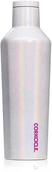 Corkcicle Canteen Water Bottle & Thermos Triple Insulated Shatterproof Stainless Steel Sparkle Unicorn Magic 16 Oz
