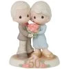 Precious Moments Fifty Golden Years Together Figurine -Artisan Décor Shop 223019