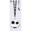 Monogram Nightmare Before Christmas Jack Skellington Deluxe Lanyard With Pouch Card Holder