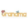 Butterfly Wishes Grandma Message Block -Artisan Décor Shop 241 13964