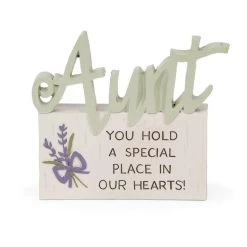 Graceful Sentiments Aunt Plaque