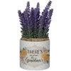 There's No Place Like Grandma's Planter With Artificial Lavender Floral
