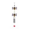 Tiered Bumble Bee Garden Wind Chime With Stainless Glass Finish -Artisan Décor Shop 2WC1905BEE