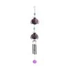 Tiered Ladybug Garden Wind Chime With Stainless Glass Finish -Artisan Décor Shop 2WC1905LAD