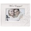 Malden We're Engaged! Glazed Ceramic 4"x6" Photo Frame -Artisan Décor Shop 3059 46 9a28c221 b743 44b4 9ff5 7834a8ce1ba0