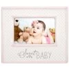 Malden Sweet Baby Pink Ceramic 4"x6" Photo Frame -Artisan Décor Shop 3099 46