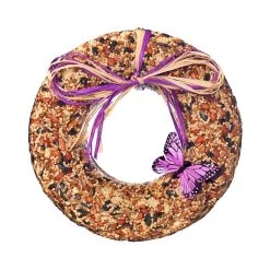 Mr. Bird Wildfare Bird Seed Wreath With Butterfly