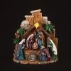 Holy Family Nativity In Creech With Three Kings And Light Up Star Figurine -Artisan Décor Shop 34468