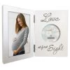 Malden Love At First Sight Sonogram 4"x6" And 3"x3" Hinged Double Photo Frame -Artisan Décor Shop 3467 46