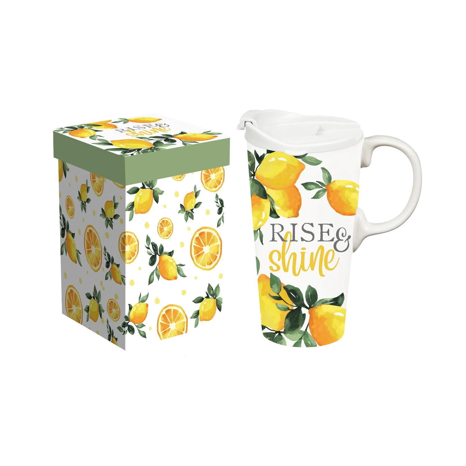 Rise & Shine Lemon Drop Collection Perfect Travel Cup, 17oz., With Gift Box 2 Rise & Shine Lemon Drop Collection Perfect Travel Cup, 17oz., With Gift Box