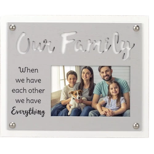 Malden Our Family We Have Everything 4"x6" Photo Frame Laser Arcadia Design 3 Malden Our Family We Have Everything 4"x6" Photo Frame Laser Arcadia Design