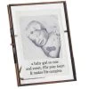 A Baby Girl So Cute And Sweet Fills Your Heart And Makes Life Complete Brass Picture Frame Holds 3"x3" Photo 2 A Baby Girl So Cute And Sweet Fills Your Heart And Makes Life Complete Brass Picture Frame Holds 3"x3" Photo -Artisan Décor Shop 46900498