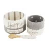 Happy Everything And Happy Always Nested Dip Cups And Spoon Set -Artisan Décor Shop 48500231