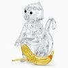 Swarovski Monkey With Banana -Artisan Décor Shop 5524239