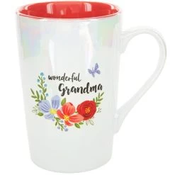 Wonderful Grandma Iridescent Latte Mug 15 Oz.