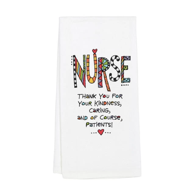 Embroidered Nurse Tea Towel By Our Name Is Mud 3 Embroidered Nurse Tea Towel By Our Name Is Mud