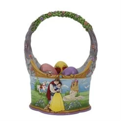 Jim Shore Disney The Tale That Started Them All Snow White Easter Basket With Eggs Figurine