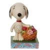 Jim Shore Peanuts Happiness Is A Basket Of Blooms Snoopy With Flowers Figurine -Artisan Décor Shop 6011946