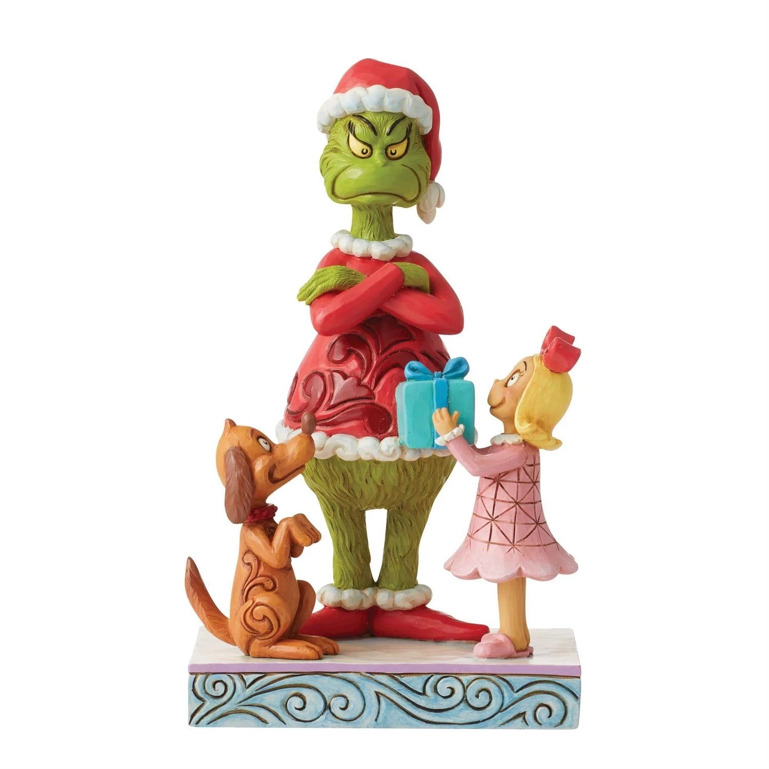 Jim Shore Dr. Seuss Max,Cindy Giving Gift To Grinch 3 Jim Shore Dr. Seuss Max,Cindy Giving Gift To Grinch
