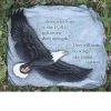 11" Soar On Wings Like Eagles Stepping Stone -Artisan Décor Shop 60873