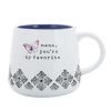 Nana You're My Favorite 18 Oz. Butterfly Mug -Artisan Décor Shop 62101
