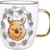 Silver Buffalo Disney Winnie The Pooh Enjoy The Little Things Glitter Handle Glass Mug, 14 Ounces -Artisan Décor Shop 814jJPABGNS. AC SL1500