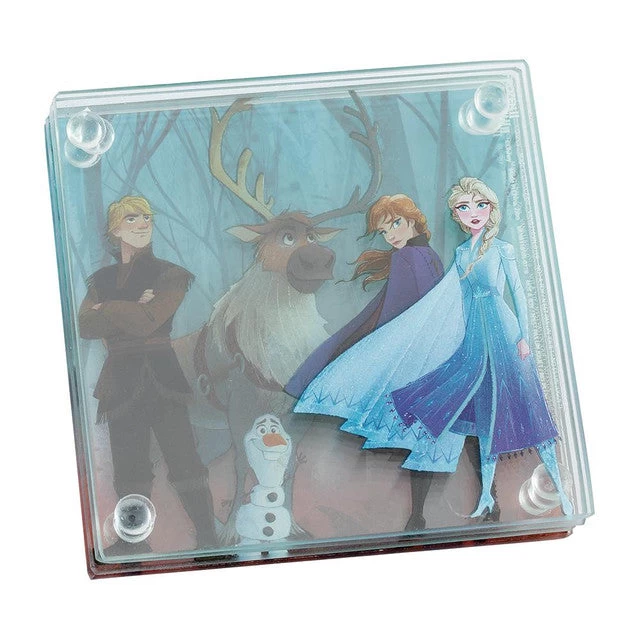 Disney Frozen 2 Glass Coaster - Set Of 4 3 Disney Frozen 2 Glass Coaster - Set Of 4