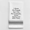 Kitchen Towel "Choose Friends Like Cocktail" -Artisan Décor Shop BB I 285