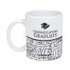Congratulations Graduate Sentiments White Mug 11 Oz. -Artisan Décor Shop EMUG 1