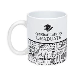 Congratulations Graduate Sentiments White Mug 11 Oz.